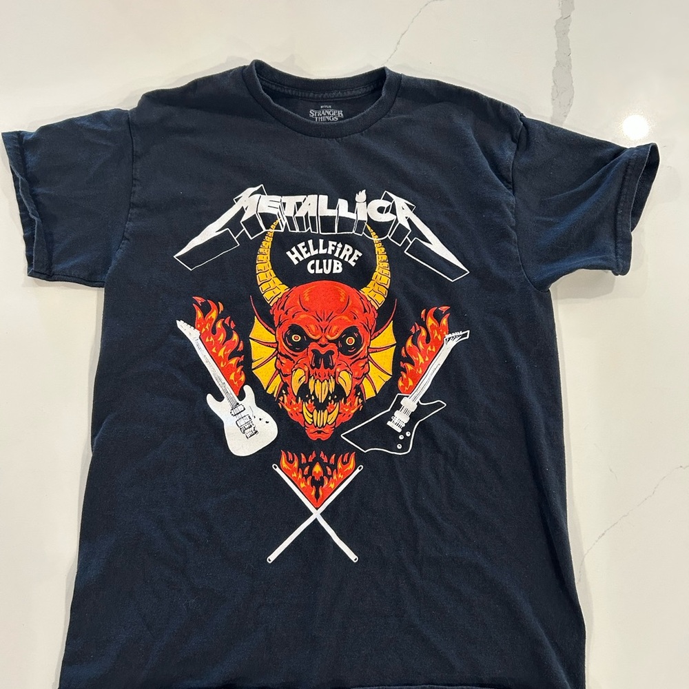 Netflix Black Hellfire Club Graphic Tee